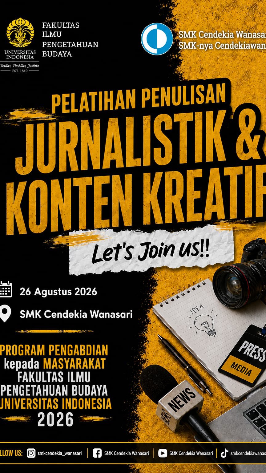 Jurnalistik  dan Konten Kreatif